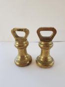 2 Avery Brass Weights