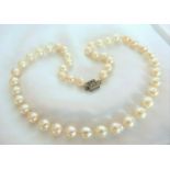 Antique Art Deco Akoya Cultured Pearl Necklace C.1930'S