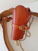 Hand Made Single Leather Gun Holster/Rig