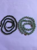 2 Jade Necklaces