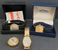 Vintage Collection of 4 Watches Includes Rotary