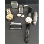 Vintage Parcel of Assorted Watches & Lighters