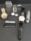 Vintage Parcel of Assorted Watches & Lighters