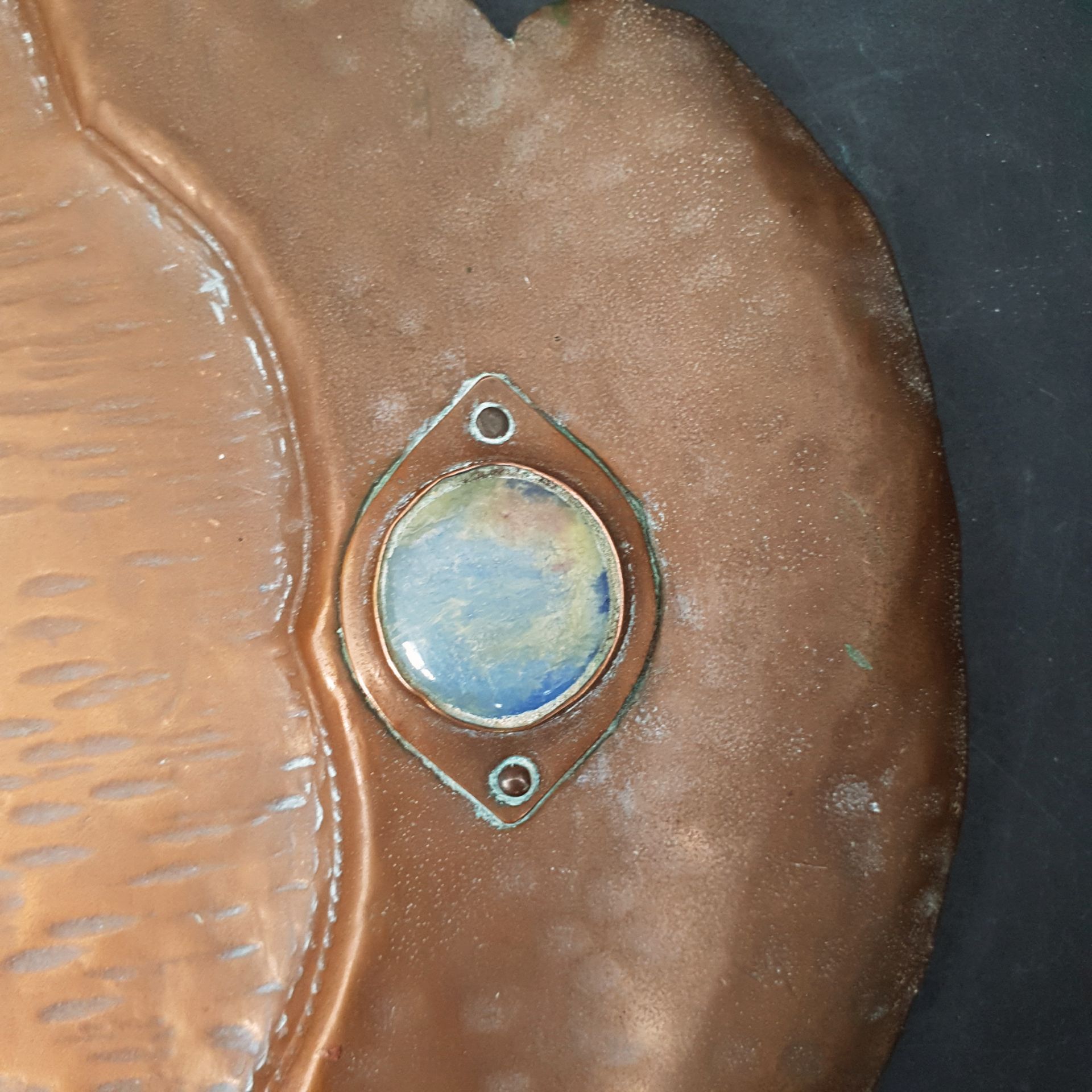 Antiques Hand Made Arts and Crafts Copper Tray - Image 3 of 5
