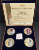 Vintage Collectable Coins Portraits of Princess Diana Boxed