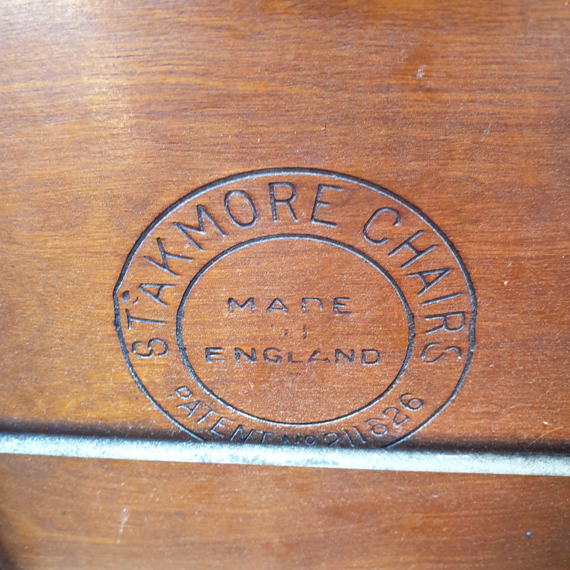 Antique Stakmore Folding Chair - Image 2 of 3