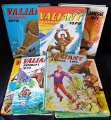 Vintage 8 x Valiant Annuals 1970 to 1977