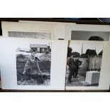 Vintage Collection of 10 Large Black & White Exhibition Photographs Assorted Subjects 1960's