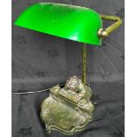 Decorative Desk Lamp Modelled As A Child At A Desk