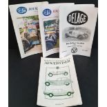 Vintage Delage Motor Car Magazines