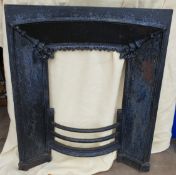 Antique Victorian Cast Iron Fire Surround