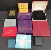 Collection 10 Vintage Jewellery Display boxes