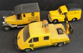 Vintage 3 x Corgi & Matchbox AA Vehicles