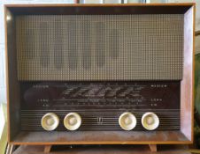 Vintage Ferranti 255 Valve Radio Wood Case
