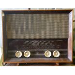 Vintage Ferranti 255 Valve Radio Wood Case