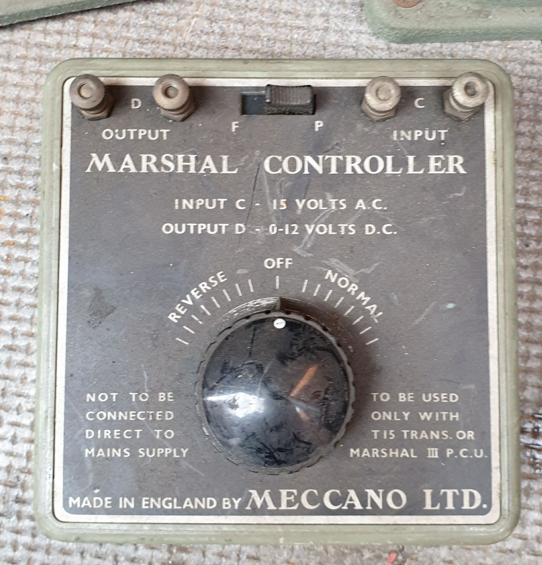 Vintage 3 x Model Railway Meccano Power Control Units - Image 4 of 4