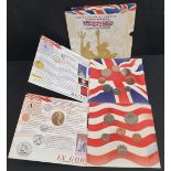 Collectable Coins 1997 UK & USA 14 Coin Collection Set