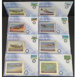 Vintage 8 RAF 90th Anniversary First Day Covers