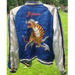 Vintage Clothing Reversable Japanese Bomber Jacket At Least XL Size