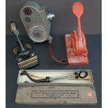 Vintage Hand Embosser's & Medical Syringe