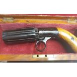 Coopers Pepper Box Pistol In Box