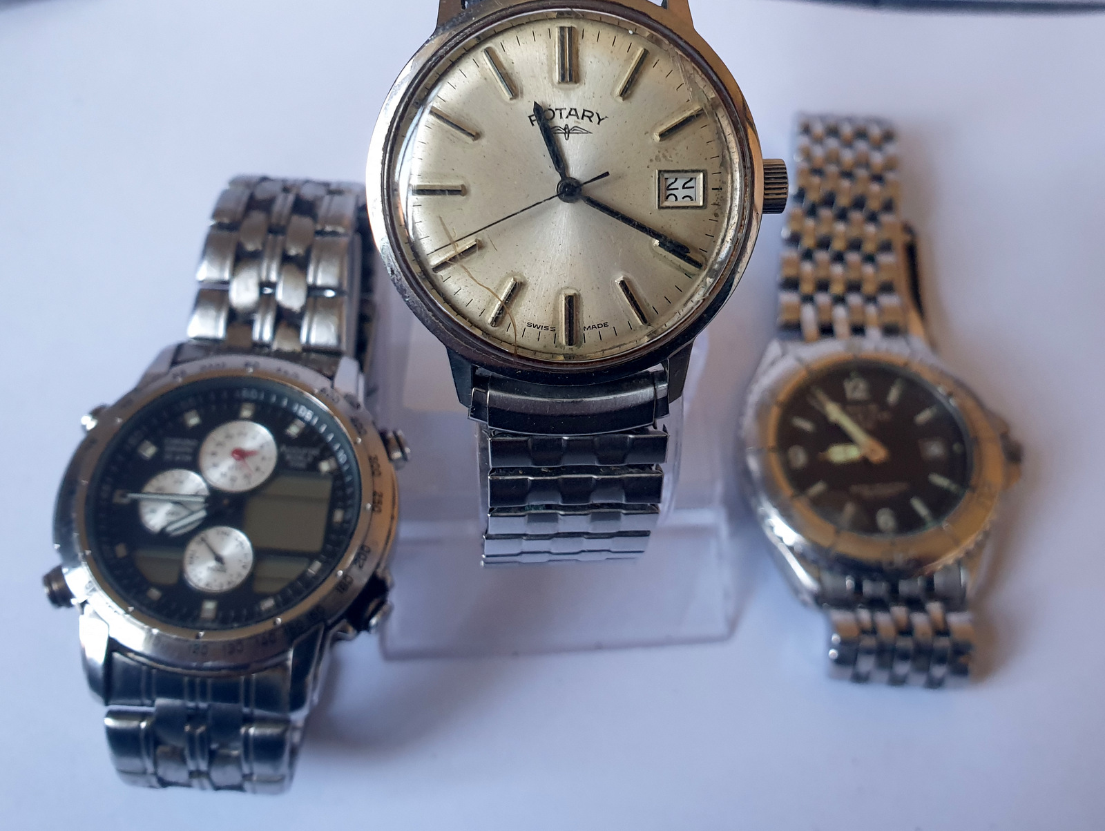 Group Of 3 Watches Rotary Avia Accurist - Image 3 of 5