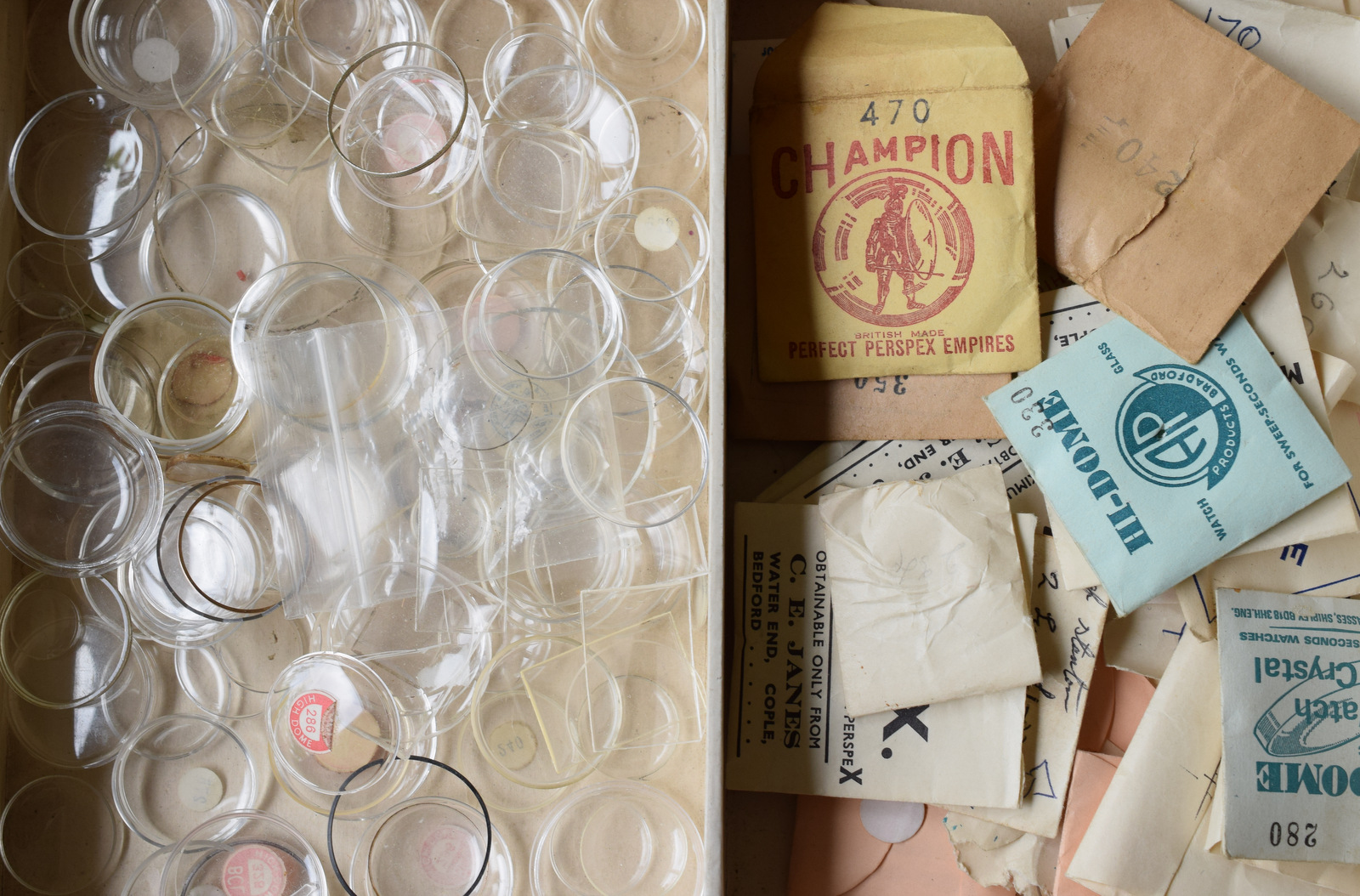 Three Drawers Of Watchmaker's Spares Including Movements And Dials - Image 10 of 11