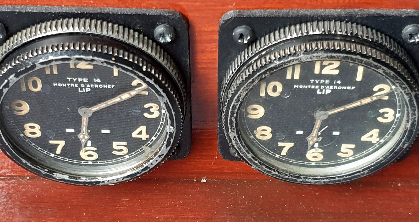 Lip Type 14X2 Double Cockpit Clocks - Image 7 of 8