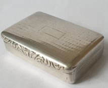 1823 Georgian - Thomas Freeman - Solid Silver - Snuff Box - 52.6 Grams