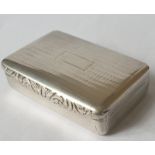 1823 Georgian - Thomas Freeman - Solid Silver - Snuff Box - 52.6 Grams