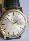 Lovely Omega Constellation Gold-Capped Chronometer Papers And Box