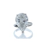 18ct White Gold 10 Carat Pear Shape Diamond Ring