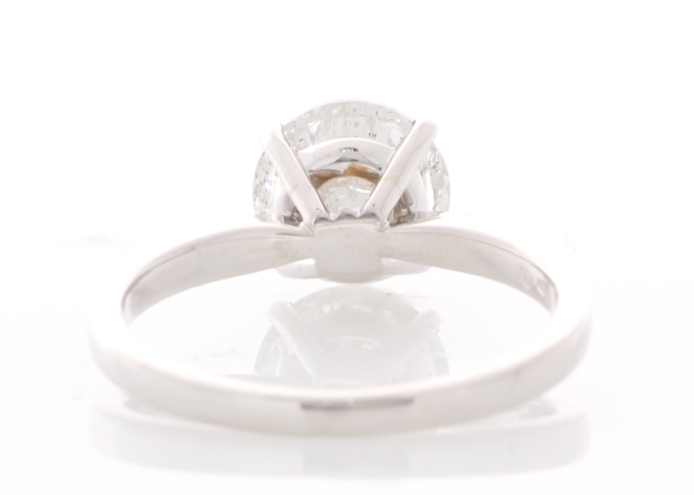 18ct White Gold Prong Set Diamond Ring 2.01 Carats - Image 3 of 5