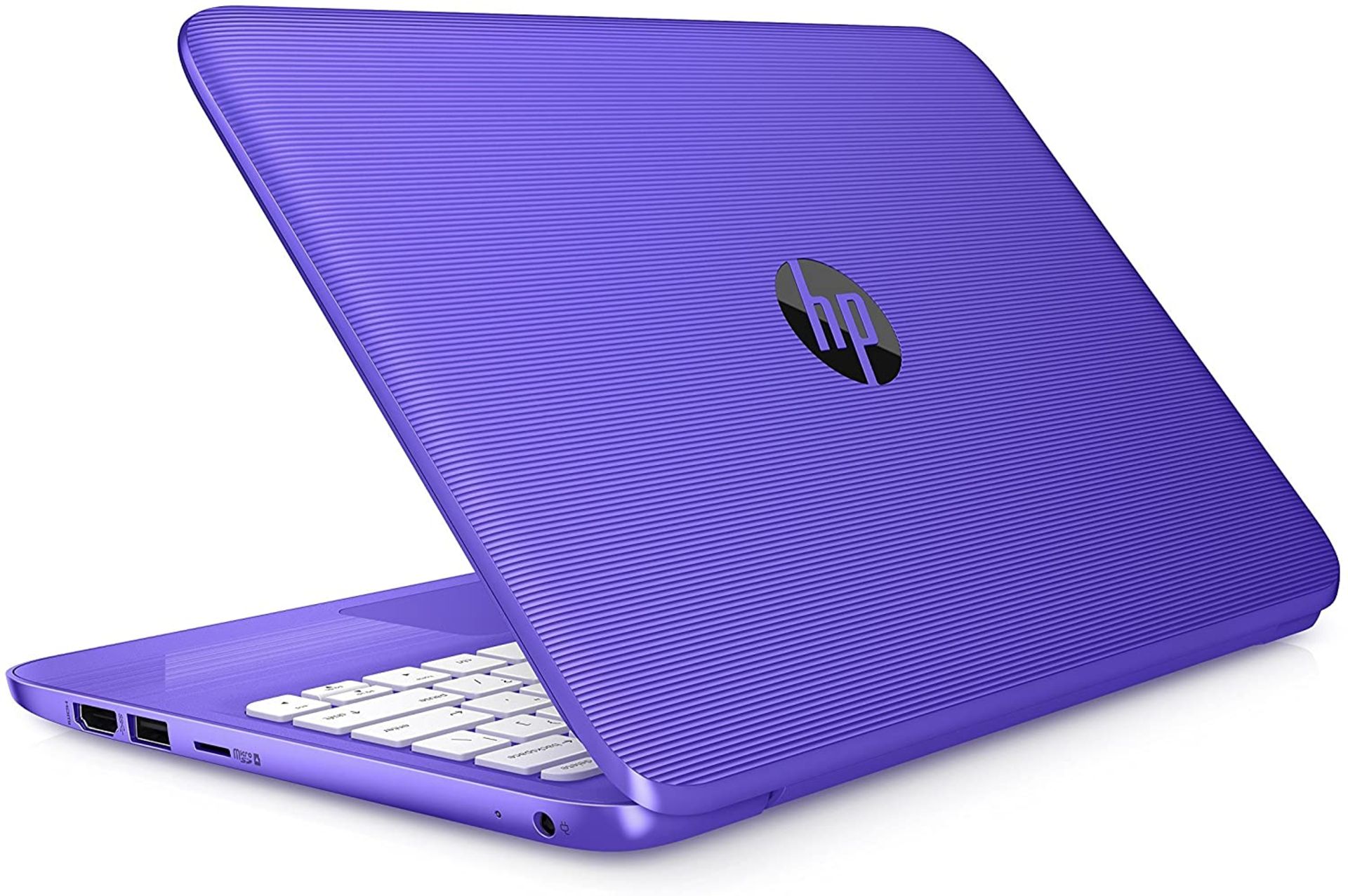 (T211) 1 x GRADE B - HP Stream 11-y002na 11.6-inch Laptop (Violet Purple) - (Intel Celeron N306... - Image 2 of 3