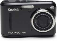 (41) 1 x Grade B - KODAK FZ43 Digital Still Camera - Black (27 mm Lens, 4x Zoom, 16 MP) 2.7-Inc...