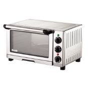 (T173) 1 x GRADE B - Dualit 89200 Mini Oven, 18 L, 1300 W - Chrome. Stainless steel constructio...