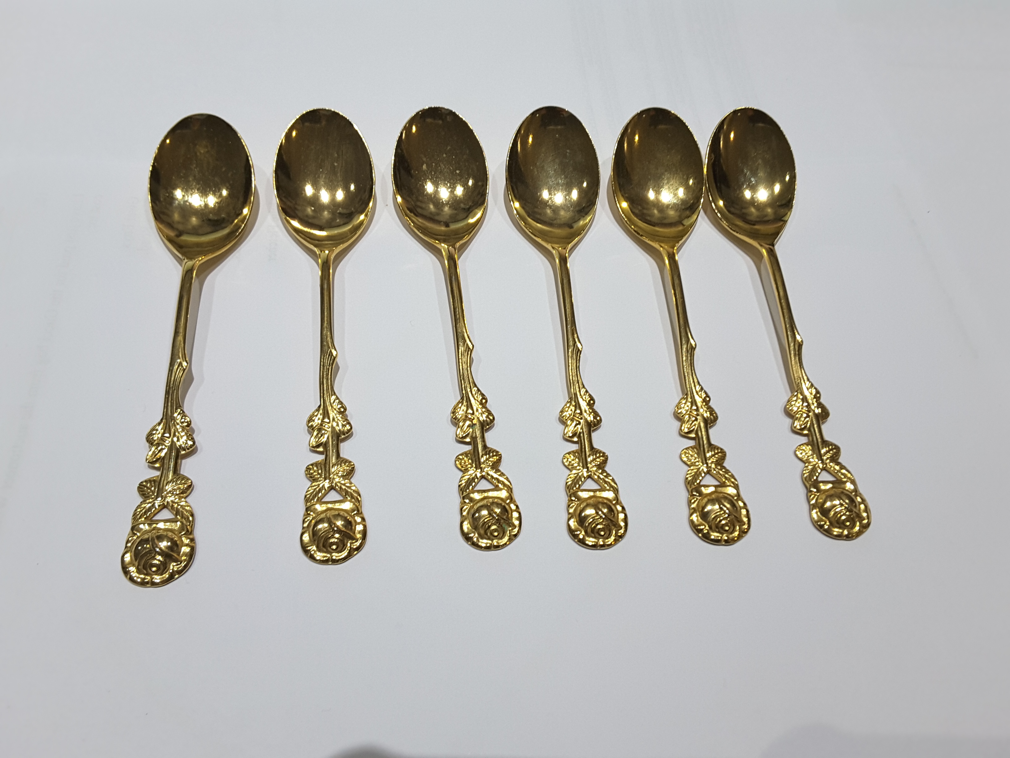 24Ct Gold Plated Spoons - Image 3 of 8