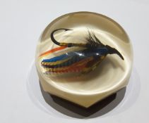 Mark Jones Fishing Fly Scottish Paperweight