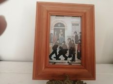 Miniature L S Lowry Framed Picture