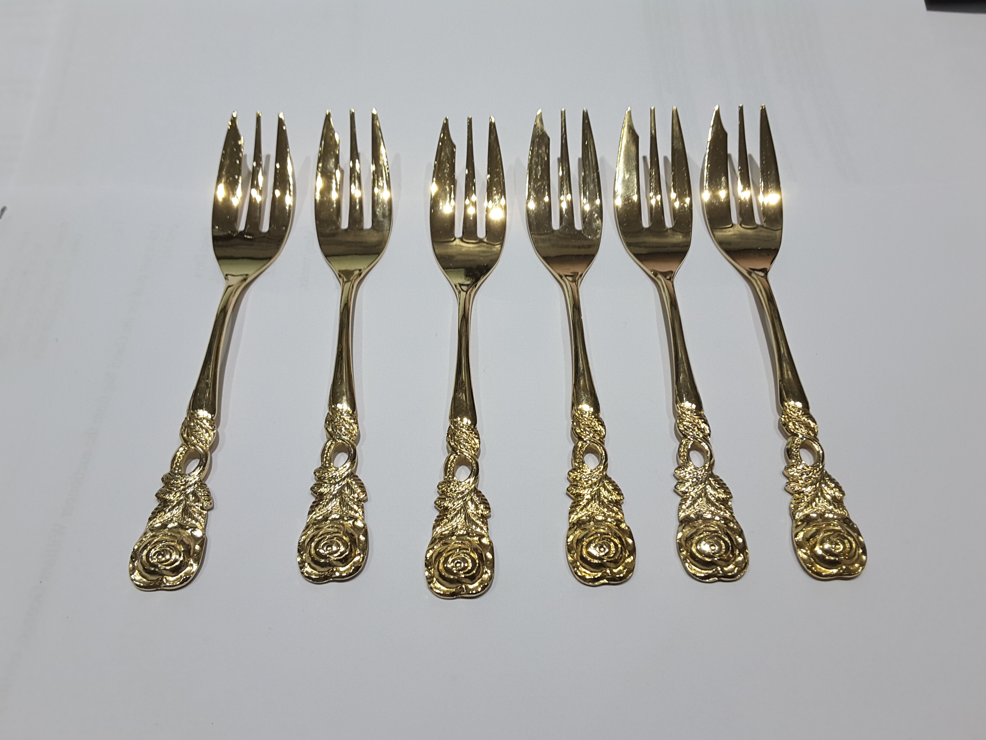 24Ct Gold Plated Spoons - Image 4 of 8