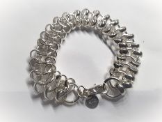 Silver Ladder Design Bracelet