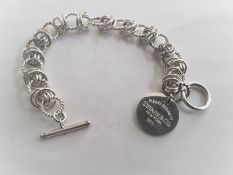 Tiffany Silver Return To Bracelet