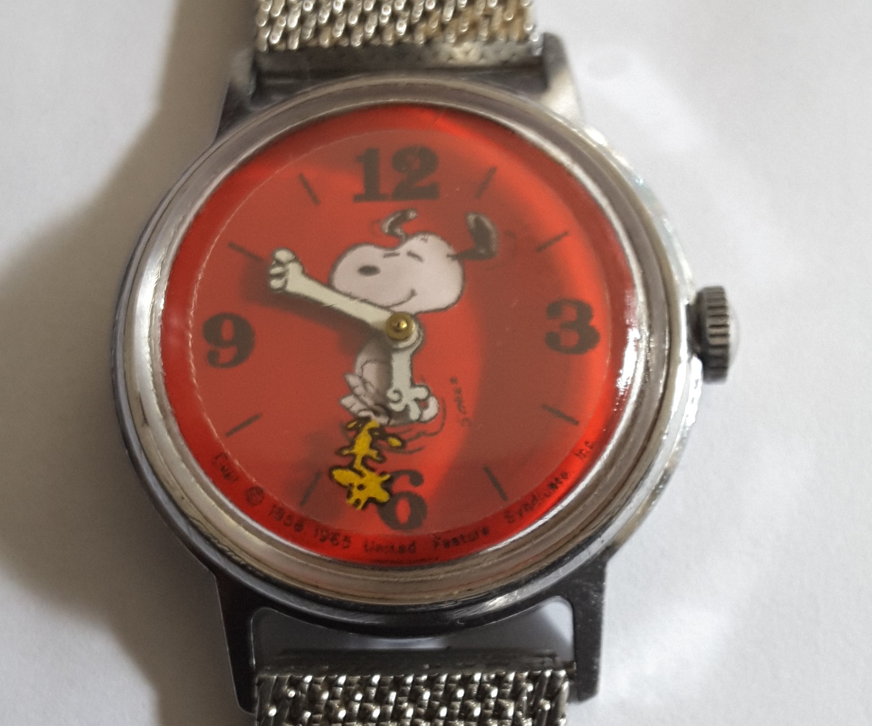 Vintage Snoopy & Woodstock Hand Winding Watch