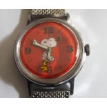 Vintage Snoopy & Woodstock Hand Winding Watch