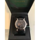 Limited Edition Hand Assembled Gamages Hour Timer Automatic Steel – 5 Year Warranty & Free Delivery