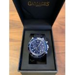 Gamages Ltd Edition Hand Assembled Rotating Moon Phase Automatic Steel 5 yr warranty & free delivery