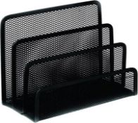 72 X Stewart Superior Mesh Letter Holders Black,,