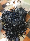 Very Large Amount Of Id Badge Necklaces, Black