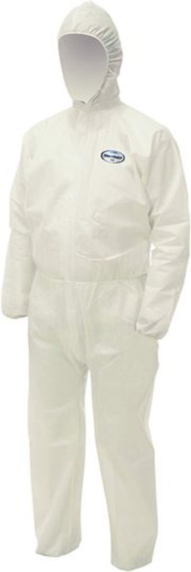 6 X Kimberly Clark Protective Suit A50 With Hood Breathable,1 X Medium 2 X Large 3 X X Large - Image 2 of 2