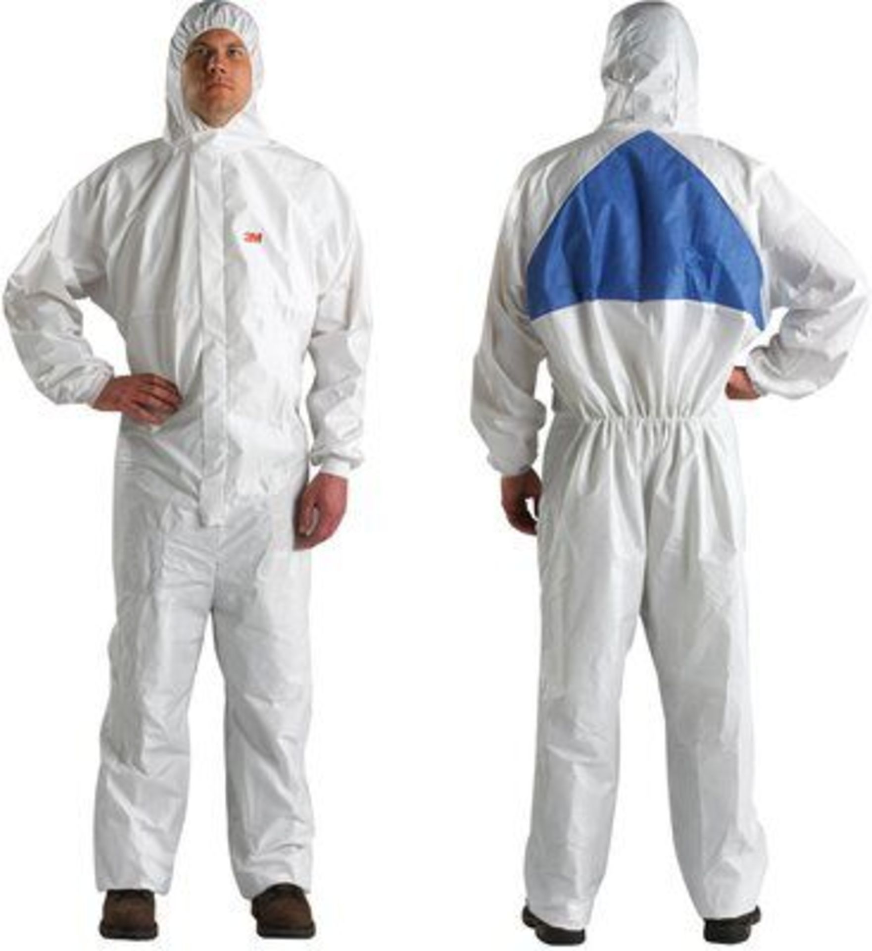 5 X 3M Chemical Resistant Clothing 4540+ White L - Image 3 of 3